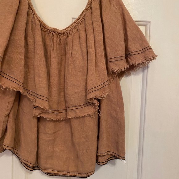 ZARA Linen Top - Picture 6 of 8